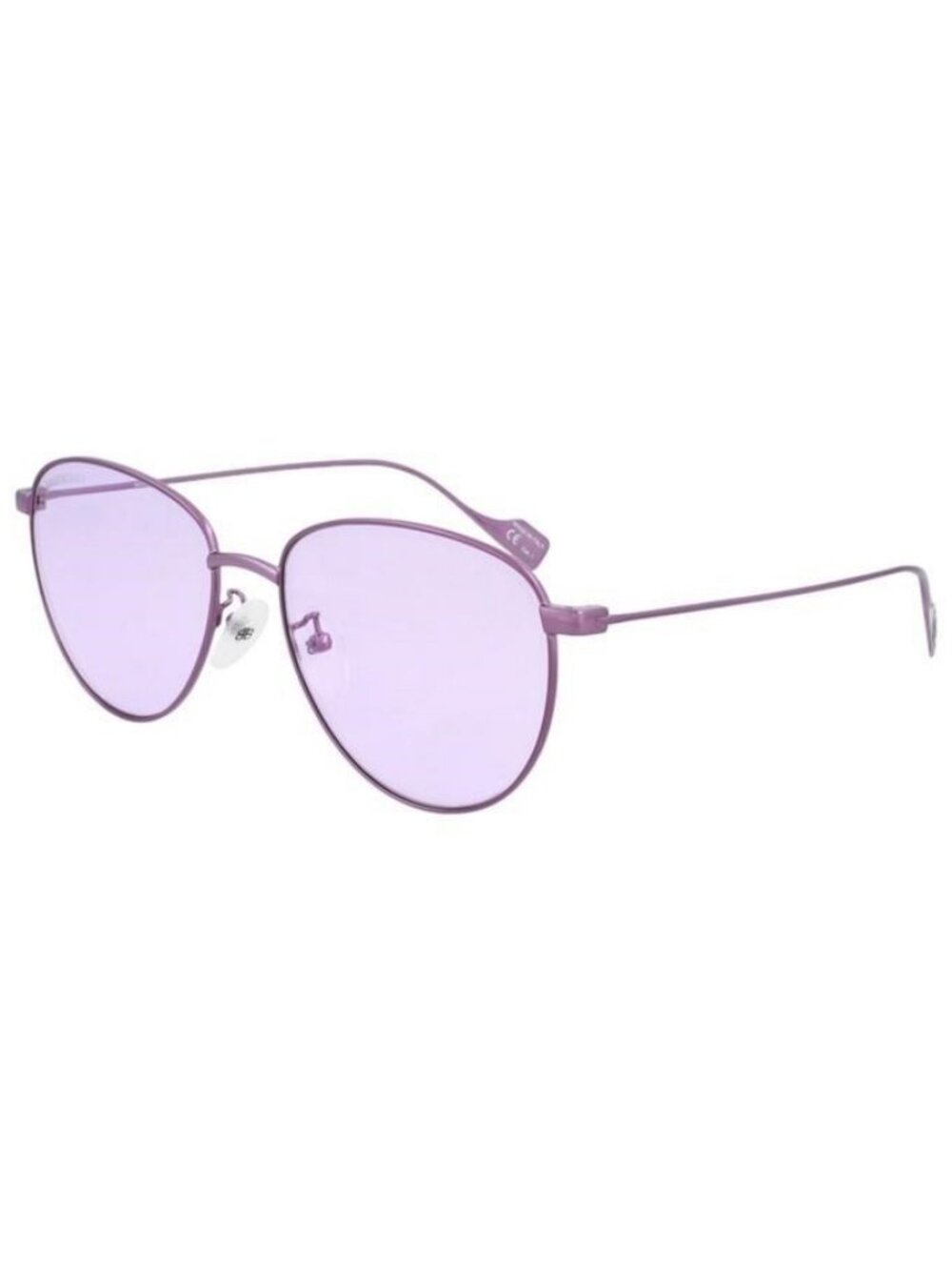 New Balenciaga Unisex Round/Oval Shiny Purple Fashion Designer Sunglasses